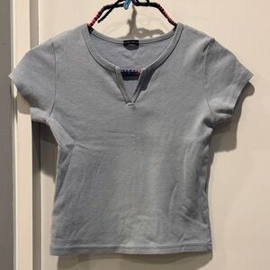 Brandy MelGray Short Sleeve Top